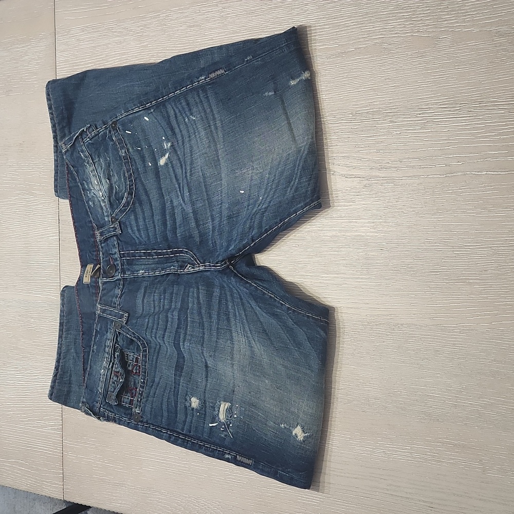 True Religion Ricky relaxed straight blue jean
